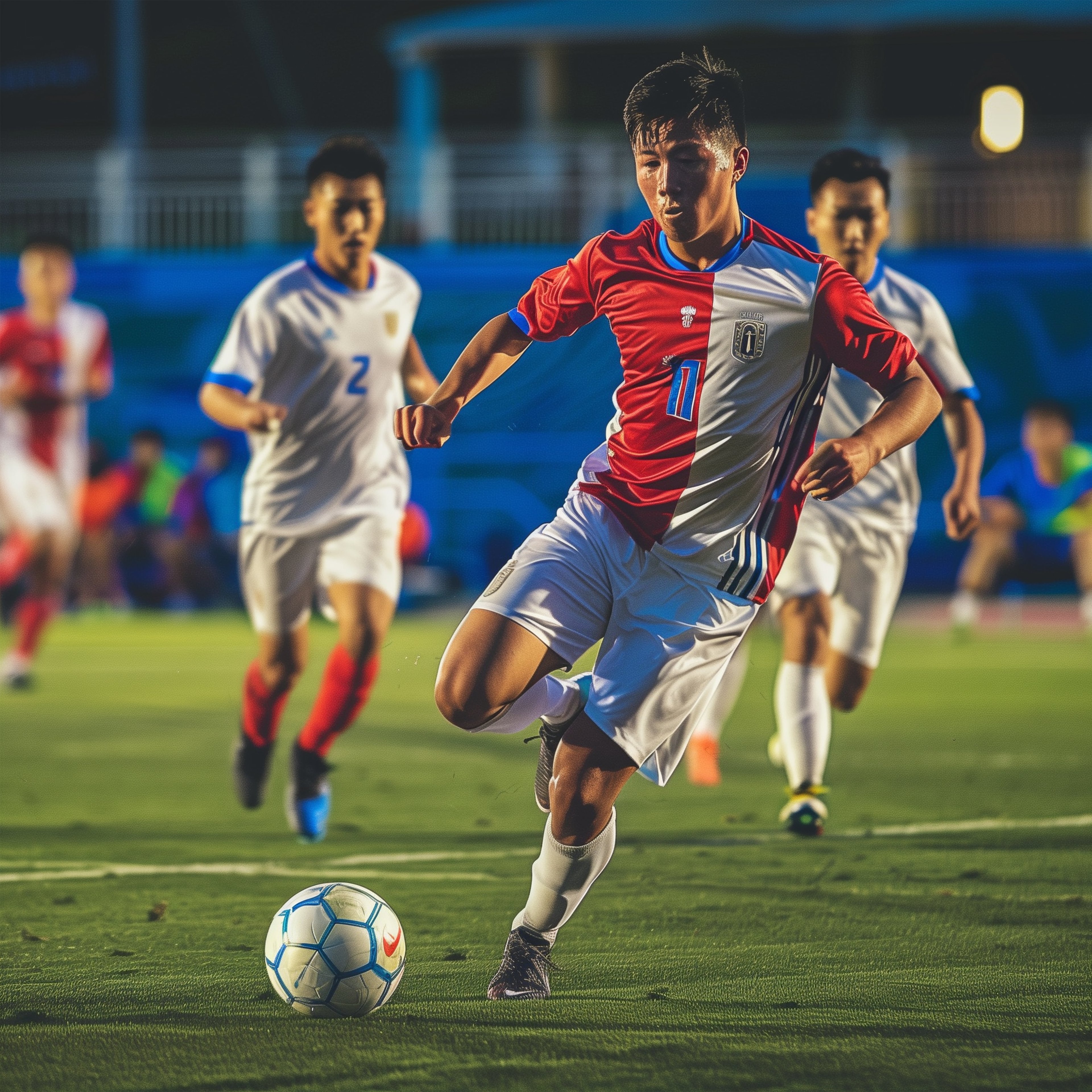 Athlete competing in Olympic games tournament
